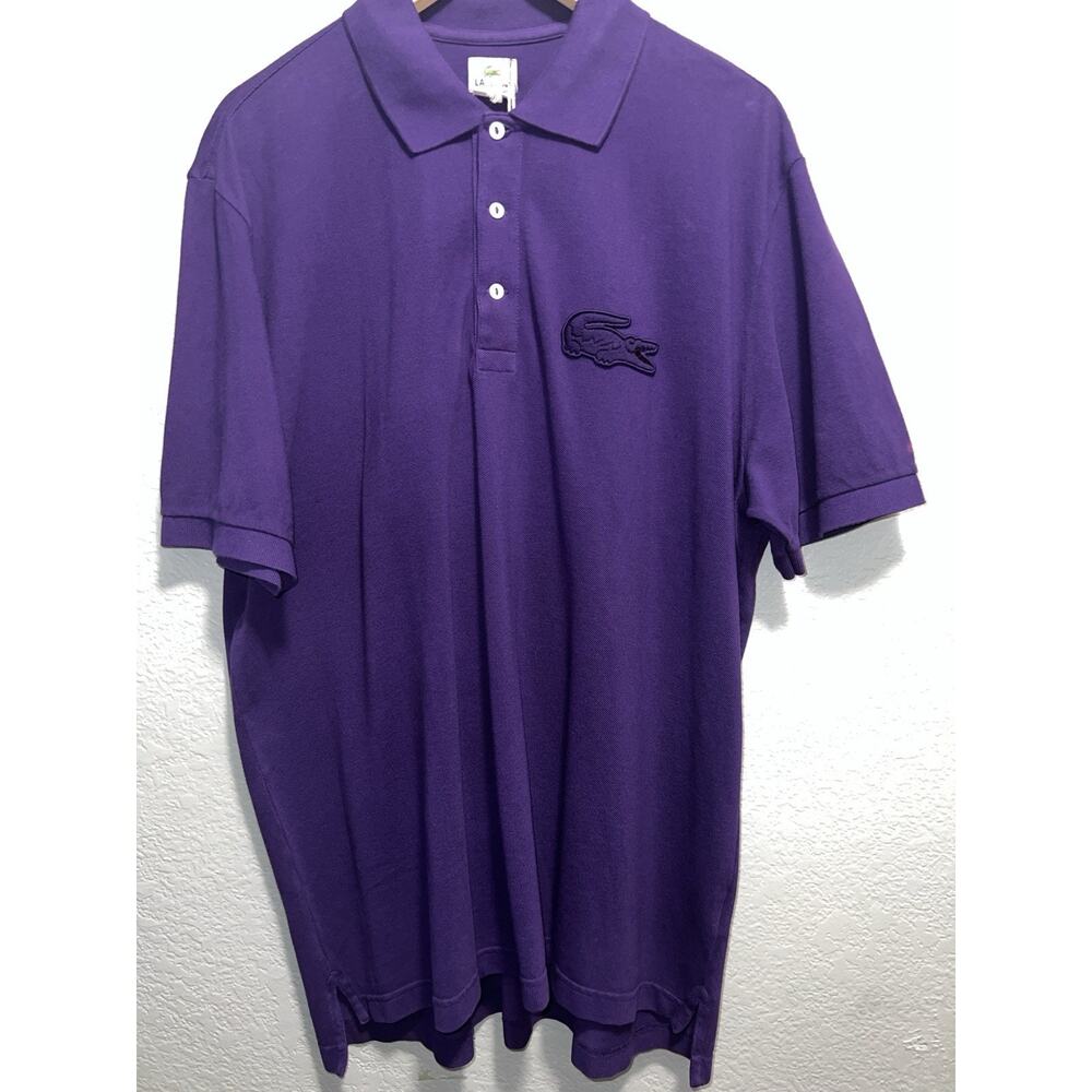 Lacoste Men's Modern Fit Large Croc Badge Cotton Polo Shirt 7/XL